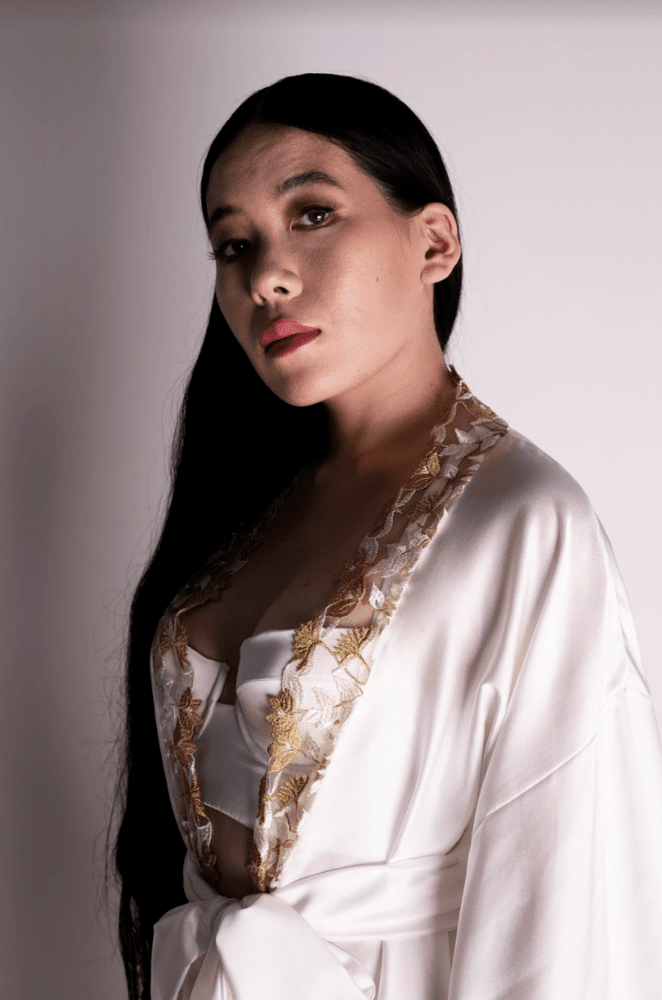 Soraya Robe - Ivory - Shop unique & Luxury lingerie online | Chantilly Affair